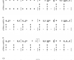 Sledgehammer钢琴简谱-数字双手-Rihanna