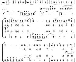 播春的布谷简谱-吴文良词/李正曲