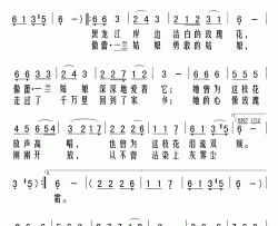 黑龙江岸边洁白的玫瑰花简谱(歌词)-霍勇演唱-Z.E.Z.曲谱