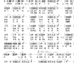 美丽的大龙洞简谱-媛媛演唱-李东阳/张提琴词曲