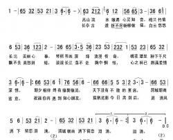 依依别情简谱-赵爱平词/张士科曲情歌王子-