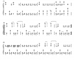 インビジブル钢琴简谱-数字双手-GUMI &镜音リン