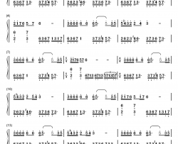 凉生我们可不可以不忧伤钢琴简谱-数字双手-凉生