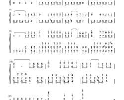 丹尼少年钢琴简谱-数字双手-Frederic Weatherly