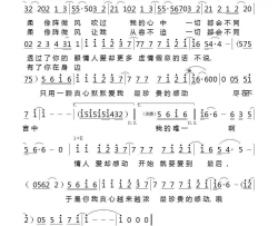 情人简谱-杜德伟演唱-于光中/林建华词曲