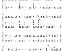 Room钢琴简谱-数字双手-初音ミク