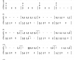 做我自己钢琴简谱-数字双手-王源