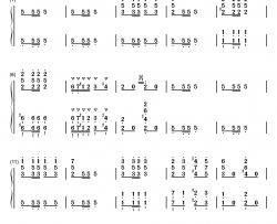 双头鹰进行曲钢琴简谱-数字双手-瓦格纳