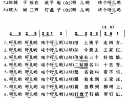 王大娘钉缸简谱-河南民歌