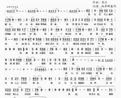 雪花飘落的时候简谱(歌词)-郭欢演唱-桃李醉春风记谱