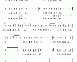 眼中有灯也有人简谱-于文华演唱