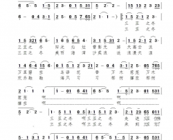 三亚之冬-孙鲲版简谱-孙鲲演唱-李涛/范景治词曲