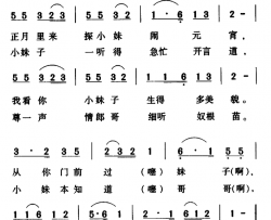 双探妹简谱