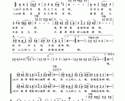 敖包相会电影《草原上的人们》插曲简谱-米线演唱-玛拉沁夫、海默/通福词曲