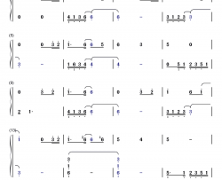 缘字书钢琴简谱-数字双手-苏诗丁