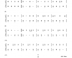 Turn Turn Turn钢琴简谱-数字双手-The Byrds