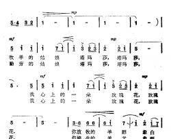 天上有什么简谱-黄鹏词/孟美璋曲