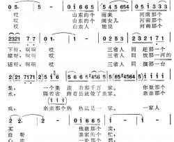 致富不能忘国家简谱-电视剧《三省交界处》主题歌