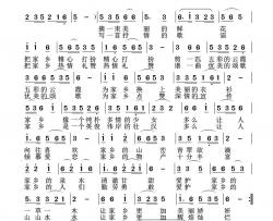 让家乡更加美丽娇妍简谱