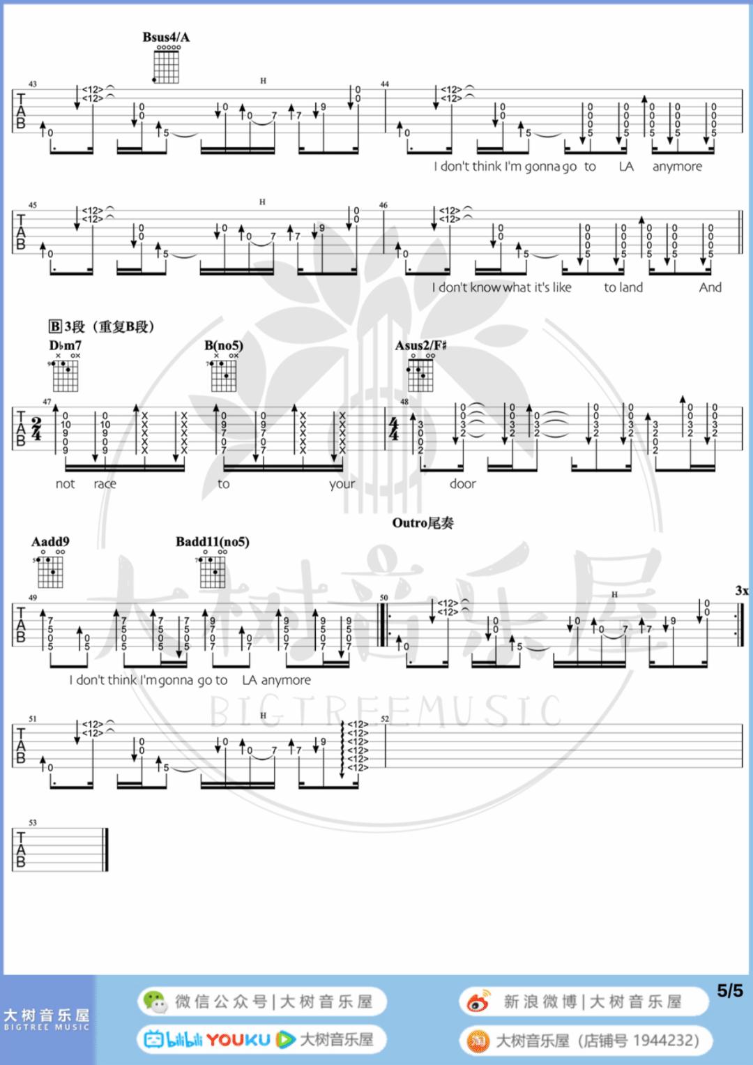 In Your Atmosphere吉他谱_John Mayer_吉他弹唱教学5