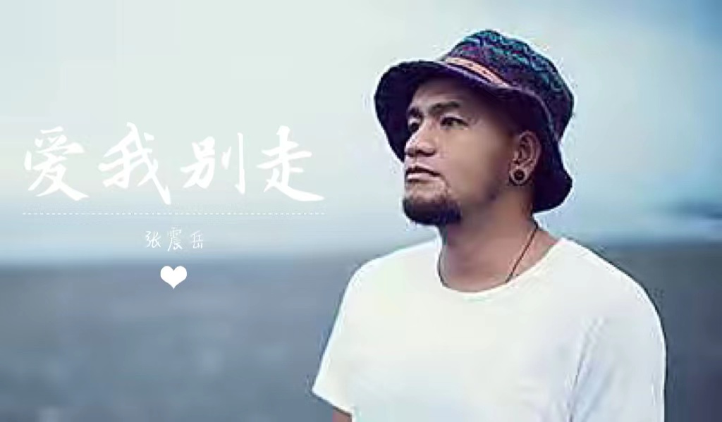 张震岳《爱我别走》吉他谱-C调1