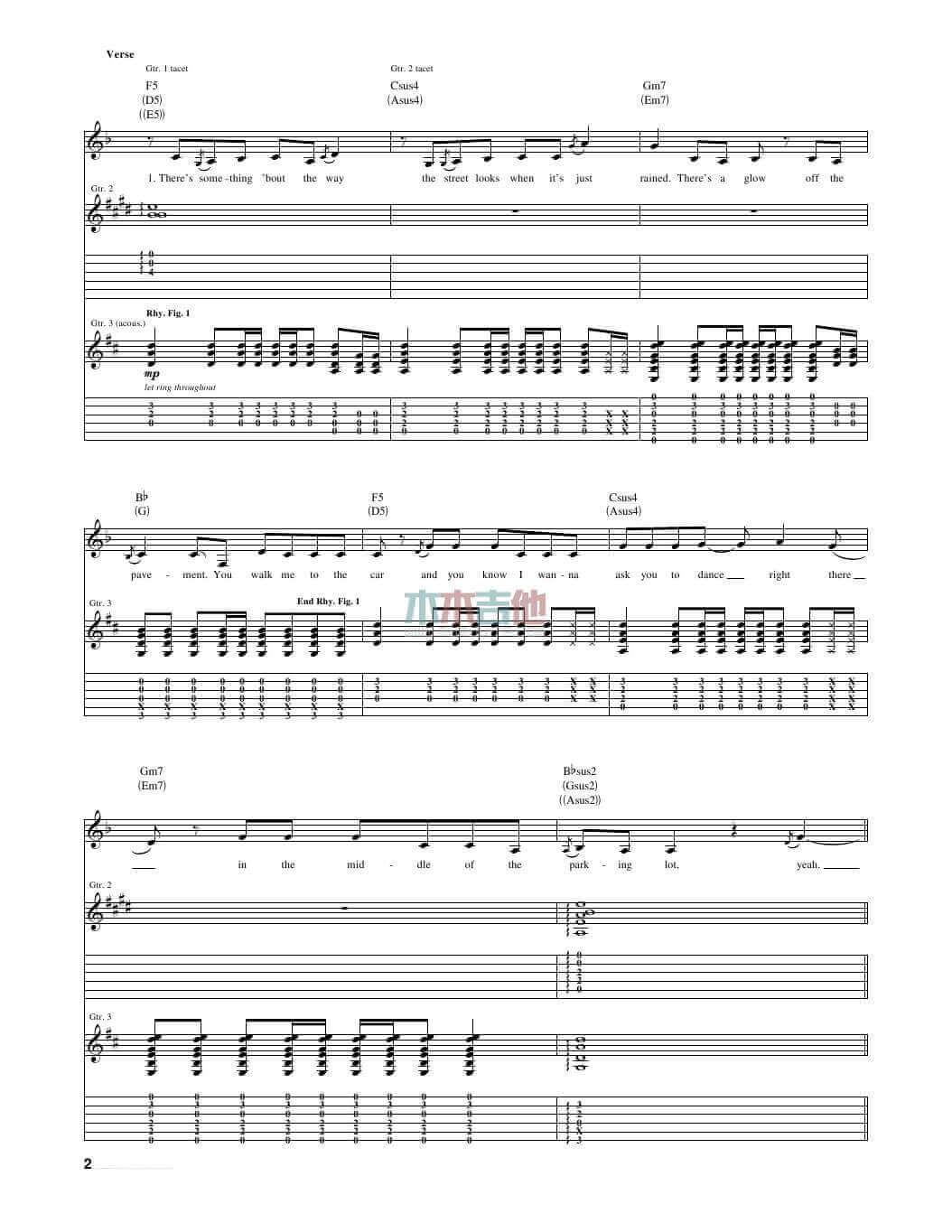 fearless吉他谱 A调女生版-Taylor Swift1