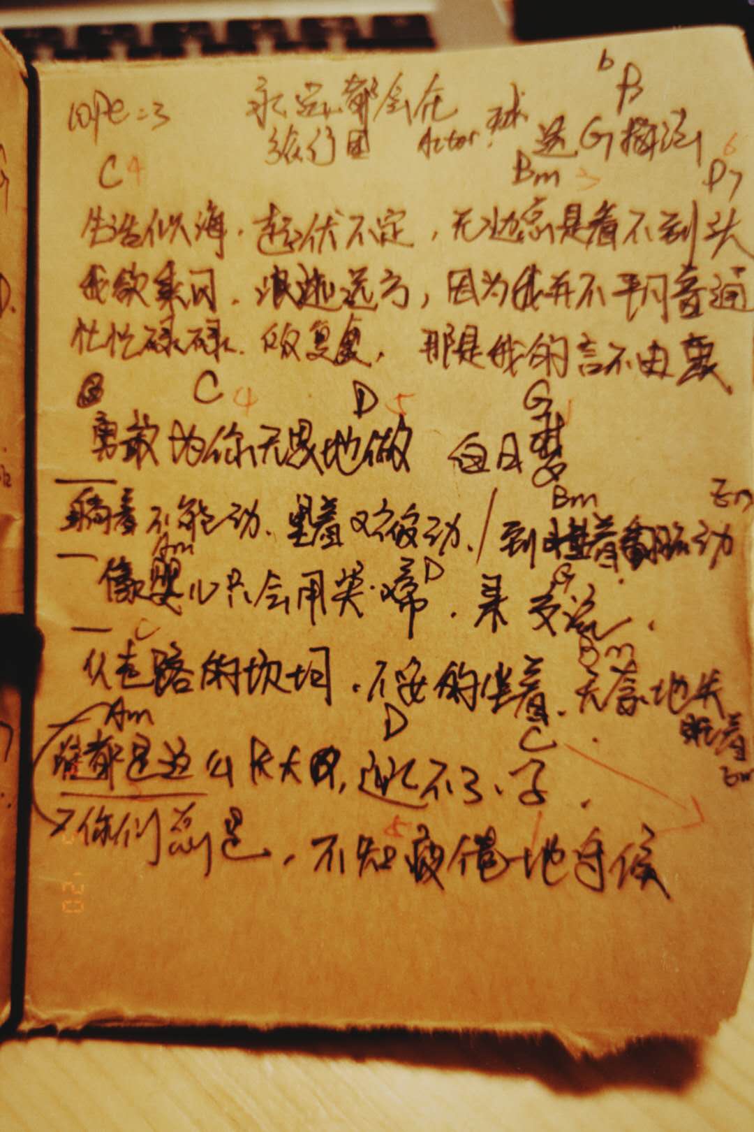 《永远都会在》吉他谱1