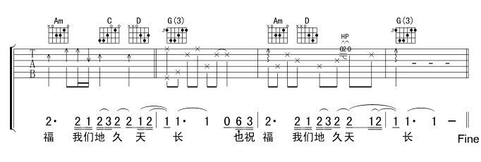 烛光|吉他谱|图片谱|高清|任贤齐1