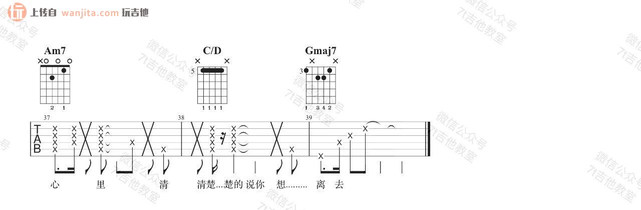 《呼吸决定》吉他谱_G调弹唱六线谱_吉他视频教学_Fine乐团1