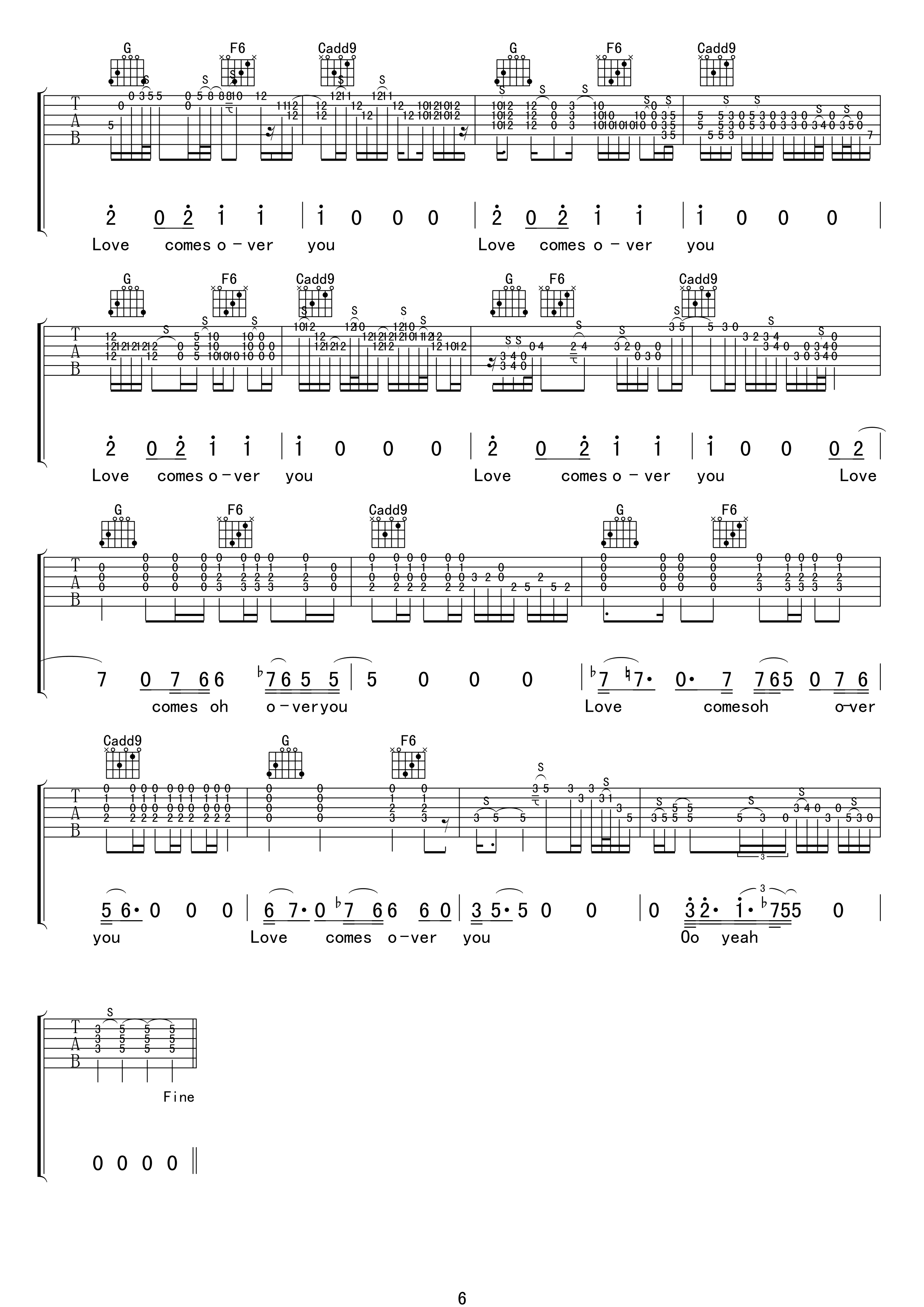 running on faith吉他谱 G调精选版-17吉他编配-Eric Clapton1