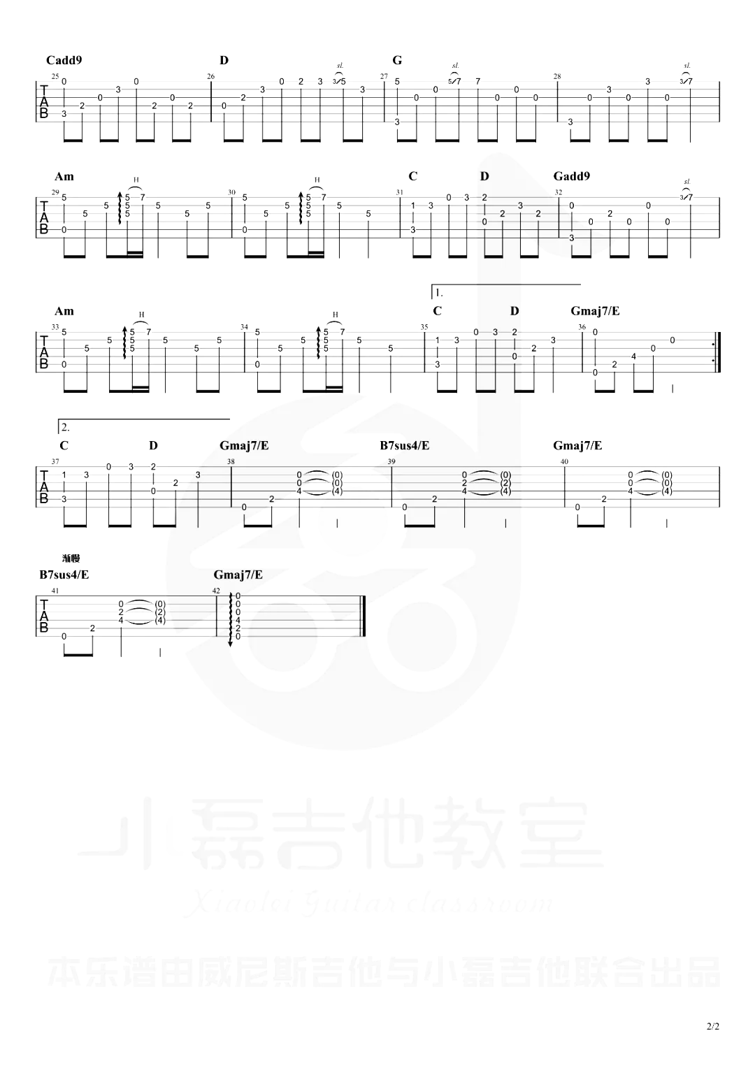 琵琶语指弹吉他谱_林海_吉他独奏六线谱_指弹教学视频1