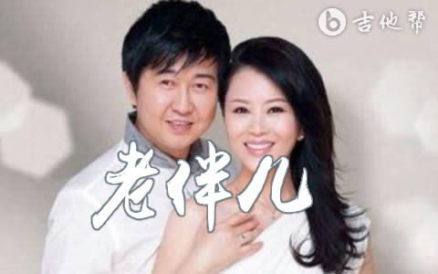 老伴儿吉他谱_任静/付笛生_C调弹唱谱_高清图片谱1