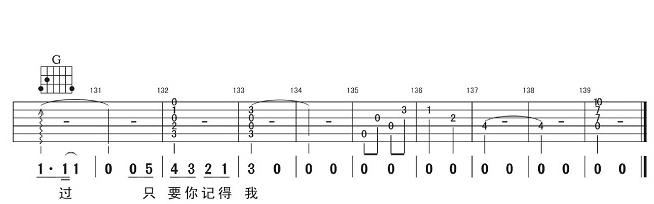 有没有吉他谱_薛之谦_《有没有》G调原版弹唱谱_高清六线谱4
