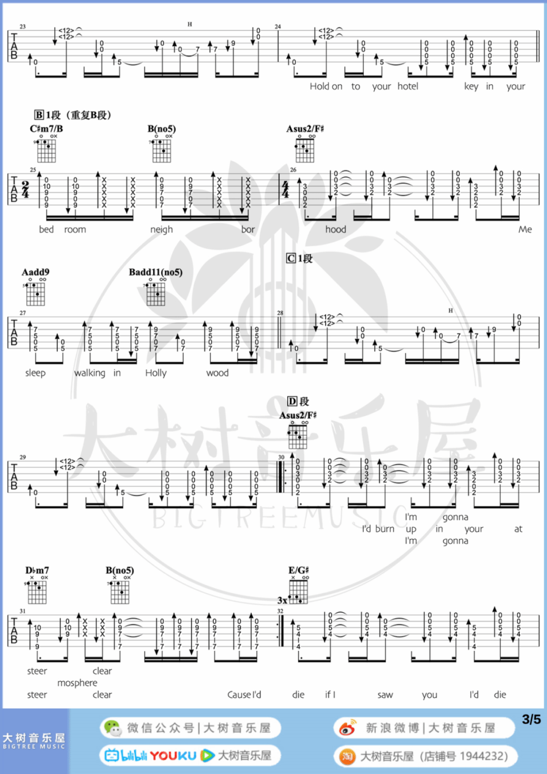 In Your Atmosphere吉他谱_John Mayer_吉他弹唱教学3