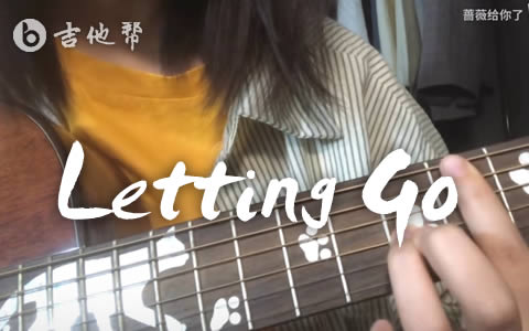 Letting Go吉他谱_G调女生版_蔡健雅_弹唱演示视频1