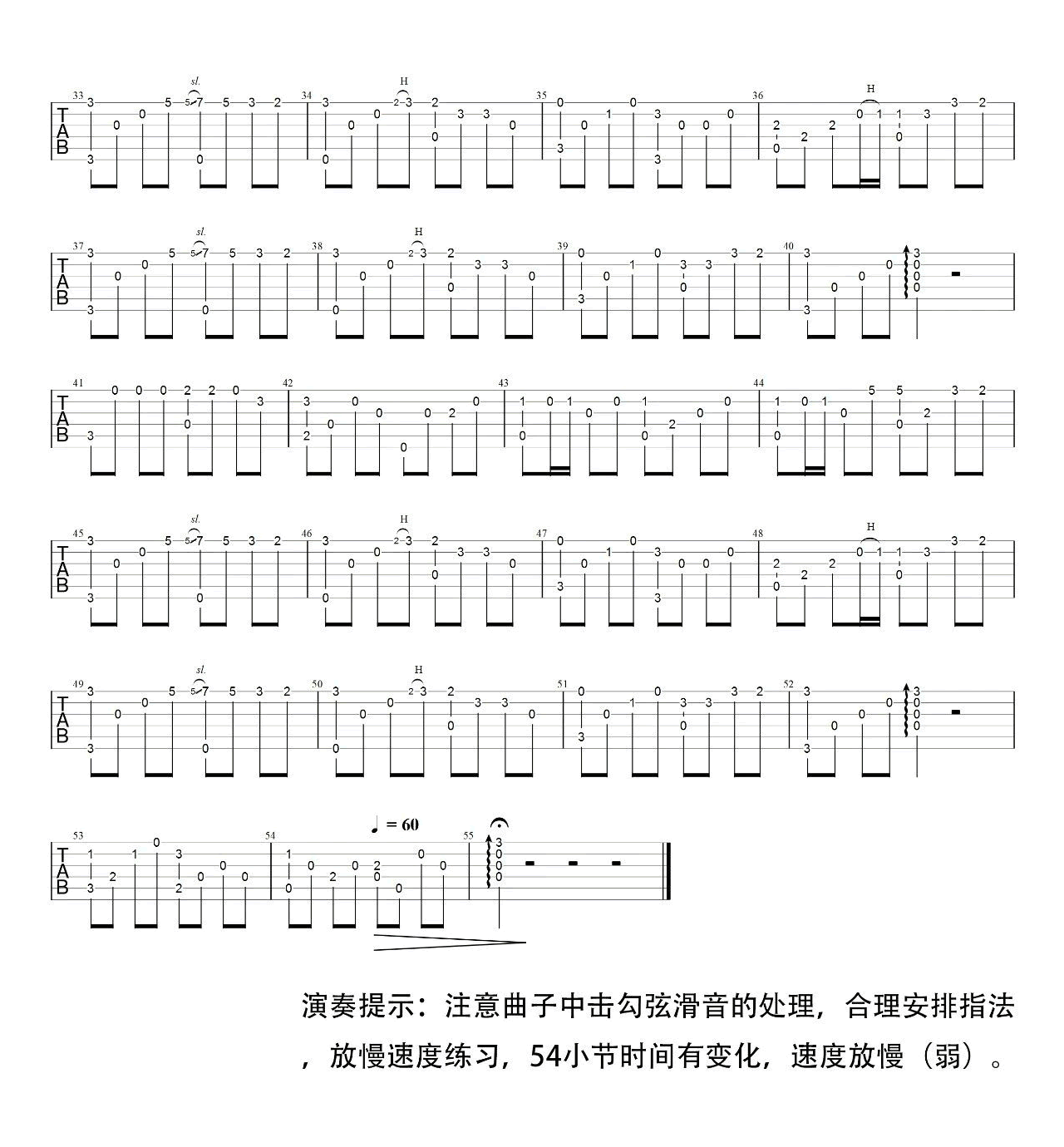 挥着翅膀的女孩指弹谱_容祖儿_指弹独奏演示视频2