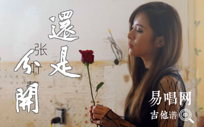 张叶蕾《还是分开》吉他谱1