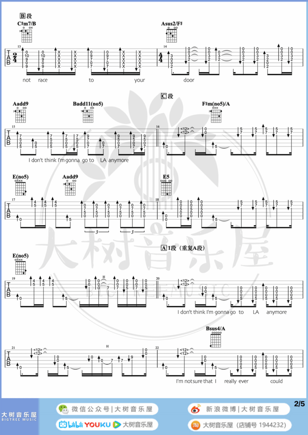 In Your Atmosphere吉他谱_John Mayer_吉他弹唱教学2