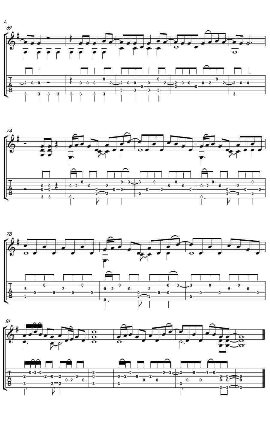 前前世世（你的名字）指弹谱 附演示-RADWIMPS1