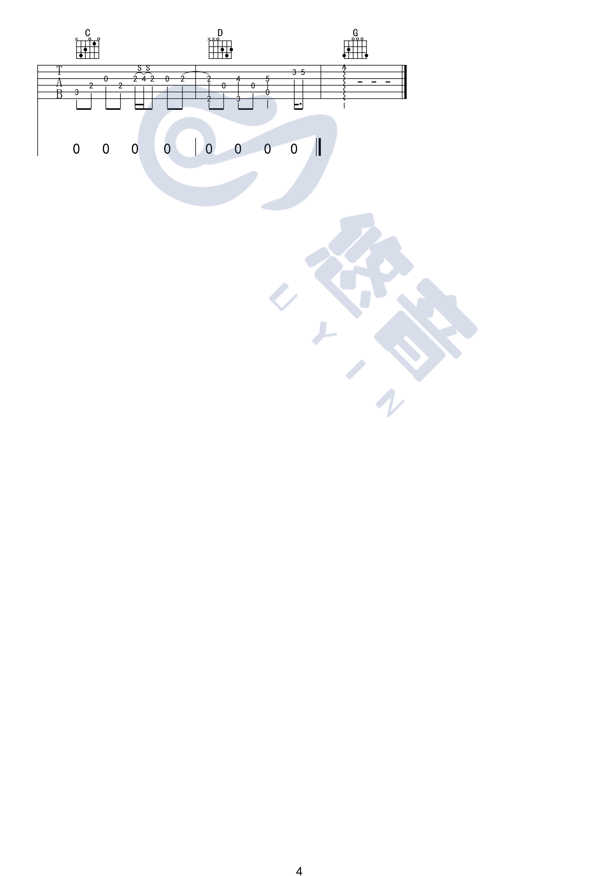 Wonderful tonight_吉他谱【第二版】4