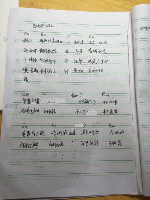 奢香夫人吉他谱（手写谱）1