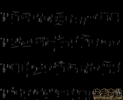 西西里舞曲|吉他谱|图片谱|高清|索尔