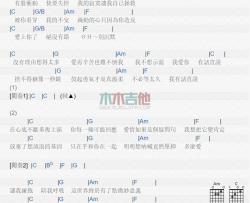 柯震东《有话直说》吉他谱-Guitar Music Score