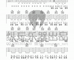 七月上吉他谱 Jam（G调