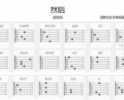 倪安东《然后》吉他谱