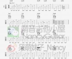 好妹妹乐队《我可是你手中那一朵鲜花 男声版 》吉他谱-Guitar Music Score
