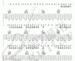 时光背面的我吉他谱_刘至佳/韩瞳_G调六线谱