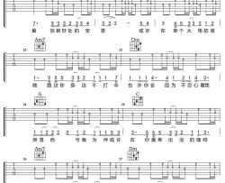 预谋邂逅吉他谱 C调_小叶歌吉他编配_阿肆