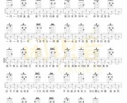 依然爱你_尤克里里谱_王力宏