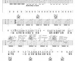 知否知否吉他谱_胡夏/郁可唯_《知否知否》C调原版弹唱六线谱